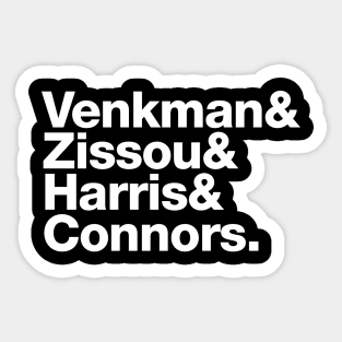 Bill Murray's Supergroup – Venkman & Zissou & Harris & Connors Sticker